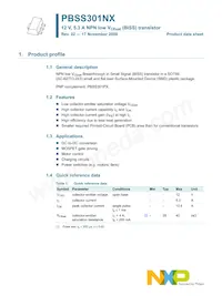 PBSS301NX Datasheet Pagina 2