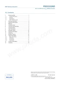 PBSS302NDH Datasheet Page 15