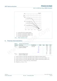 PBSS303ND Datasheet Page 5