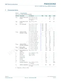 PBSS303NX Datasheet Page 7