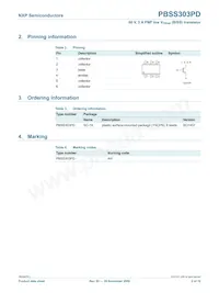 PBSS303PD Datasheet Page 3