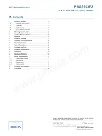 PBSS303PZ Datasheet Page 15