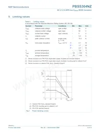 PBSS304NZ Datasheet Page 4
