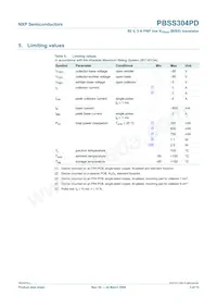 PBSS304PD Datasheet Page 4