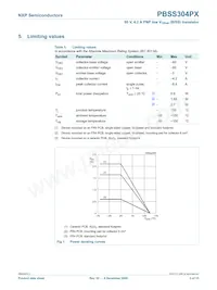 PBSS304PX Datasheet Page 4