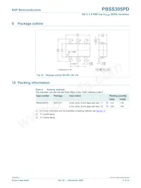 PBSS305PD Datasheet Page 12