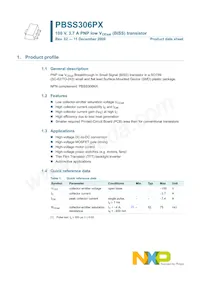 PBSS306PX數據表 頁面 2