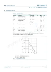PBSS306PX Datasheet Page 4