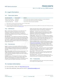 PBSS306PX Datasheet Page 15