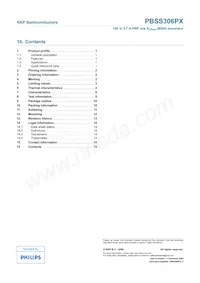 PBSS306PX Datasheet Page 16