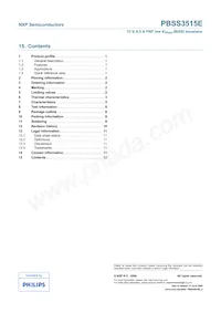 PBSS3515E Datasheet Page 13