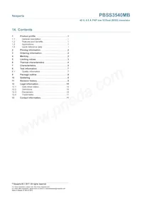 PBSS3540MB Datasheet Pagina 12