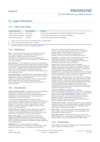 PBSS4021NZ Datasheet Page 13