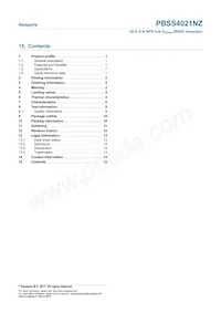PBSS4021NZ Datasheet Page 15
