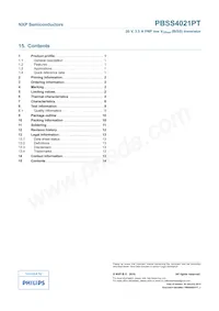 PBSS4021PT Datasheet Page 15