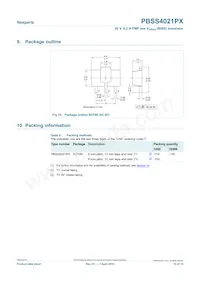 PBSS4021PX Datasheet Page 10