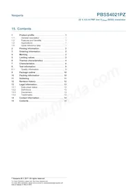 PBSS4021PZ Datasheet Page 15