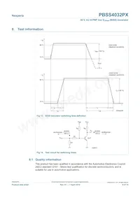 PBSS4032PX Datasheet Page 9