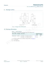 PBSS4032PX Datasheet Page 10