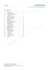 PBSS4032PX Datasheet Page 15