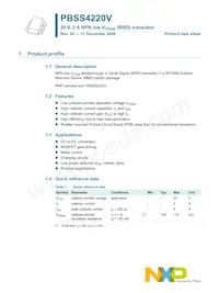 PBSS4220V Datasheet Page 2