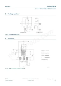 PBSS4240XF Datasheet Page 8