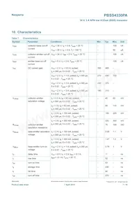 PBSS4330PA Datasheet Page 7