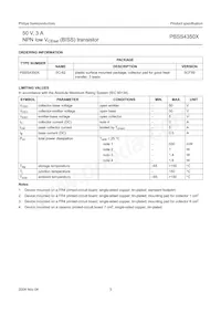PBSS4350X Datasheet Page 4