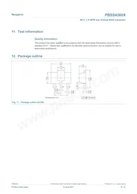 PBSS4360XF Datasheet Page 9
