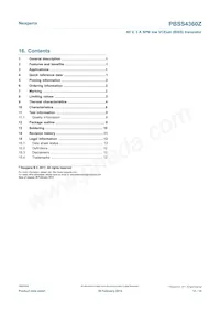 PBSS4360ZX Datasheet Page 14