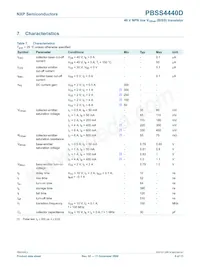 PBSS4440D Datasheet Page 7