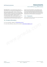 PBSS4560PA Datasheet Page 15