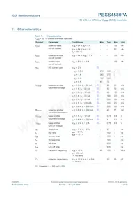 PBSS4580PA Datasheet Page 7