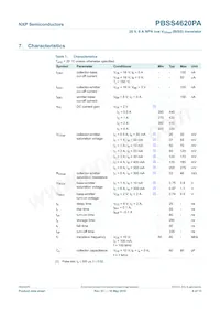 PBSS4620PA Datasheet Page 7