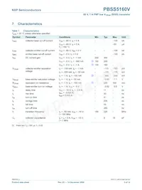 PBSS5160V Datasheet Page 6