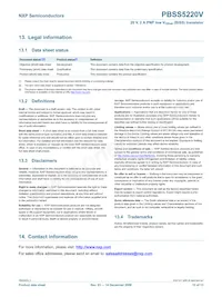 PBSS5220V Datasheet Pagina 13