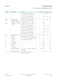 PBSS5230QAZ Datasheet Page 8
