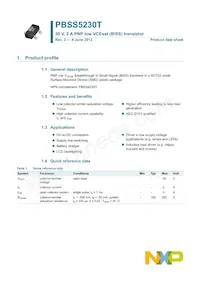 PBSS5230T Datasheet Page 2