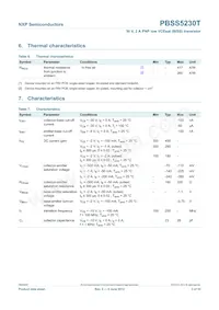 PBSS5230T Datasheet Page 4