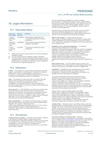 PBSS5240ZX Datasheet Page 12