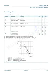 PBSS5250THR Datasheet Page 3