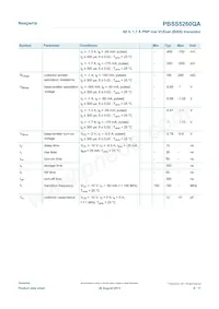 PBSS5260QAZ Datasheet Page 8