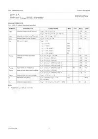 PBSS5350X Datasheet Page 8