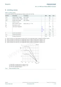PBSS5350Z Datasheet Page 3