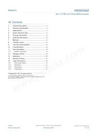 PBSS5360ZX Datasheet Page 14