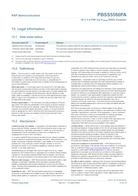 PBSS5560PA Datasheet Page 14