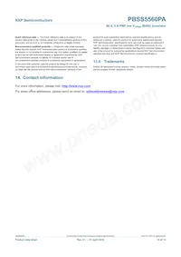 PBSS5560PA Datasheet Page 15