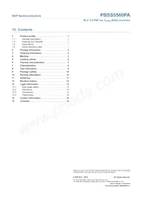 PBSS5560PA Datasheet Page 16