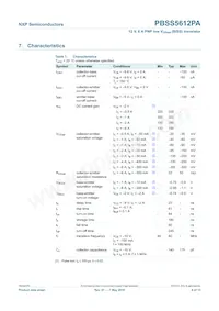PBSS5612PA Datasheet Page 7