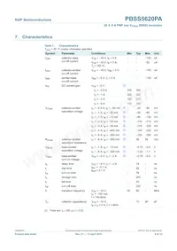PBSS5620PA Datasheet Page 7